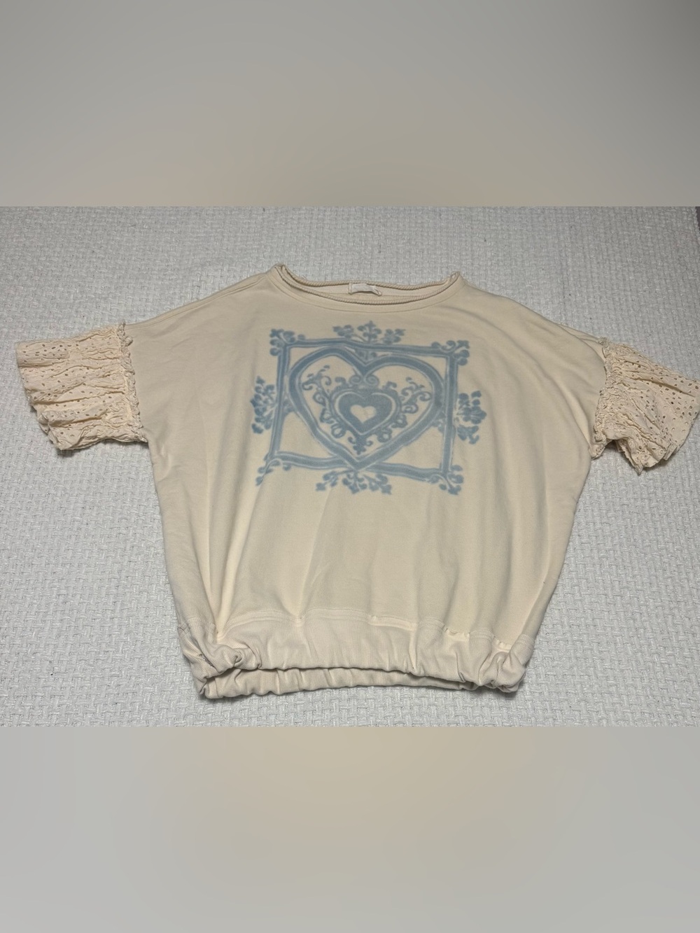 Free People Doily Sweatshirt. Medium.